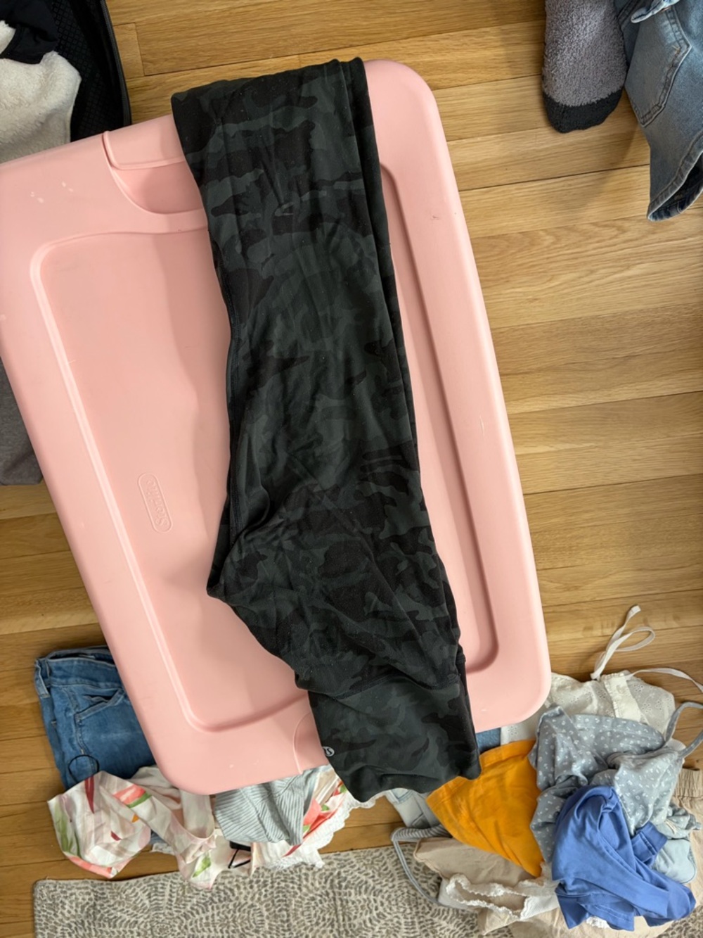 lululemon athletica Black Camo Leggings
